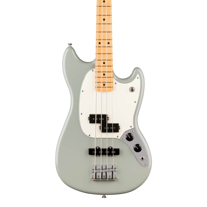 Fender Player II Mustang Bass PJ Maple Cactus Gray image 1
