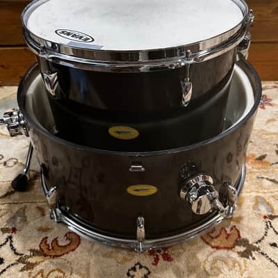 Aerodrums (Custom) Blue/Black 4pc Set (Bass Drum Doubles As Case) image 13