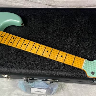 NEW! Fender Custom Shop Special Run '69 Stratocaster NOS Finish - Handwound P/U's - Surf Pearl - Reverse Matching Headstock - 7.9 lbs - Authorized Dealer - SUPER RARE! G07617 image 4