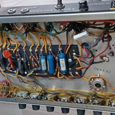 Fender Super Reverb 2-Channel 40-Watt 4x10" Guitar Combo 1965 - Black Panel image 9