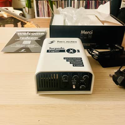 Two Notes Torpedo Captor X 16ohm Stereo Reactive Load Box / Attenuator 2020 - White image 4