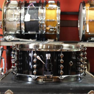 Mapex Black Panther 6x14 Jeff Hamilton Maximus Snare Drum in Piano Black Gloss image 4