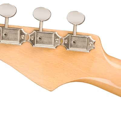 Fender Fullerton Jazzmaster Acoustic Electric Concert Ukulele, 3 color sunburst image 4