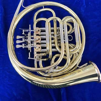 New Alexander 503MAL Double French Horn in Yellow Brass,Lacquered, Detachable Bell Flare;with Mouthpiece, Care Kit image 13