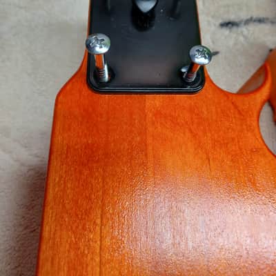 KNE Steve Vai Flame Body 2022 Yellow/ Orange Dye. FINAL PRICE DROP, Doesnt sell, I ll build another guitar. image 3