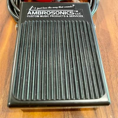 AMBROSONICS, LLC Sustain Pedal, Momentary Foot Switch 2022 Black image 10