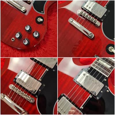 Epiphone Limited Edition '61 SG LQ Lacquer SG Standard 2006 - Cherry - All Original With Original Gigbag - Made In Japan MIJ image 4