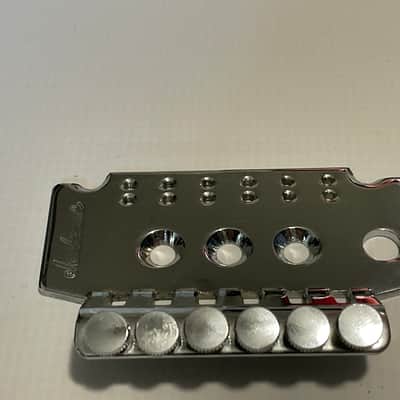 2000's Japan Jackson Licensed JT-580 Floyd Rose Tremolo Bridge Chrome Base Plate image 6