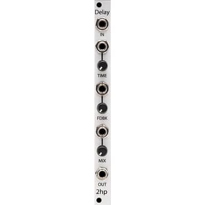 2hp Delay Eurorack Effects Module (Silver) image 2