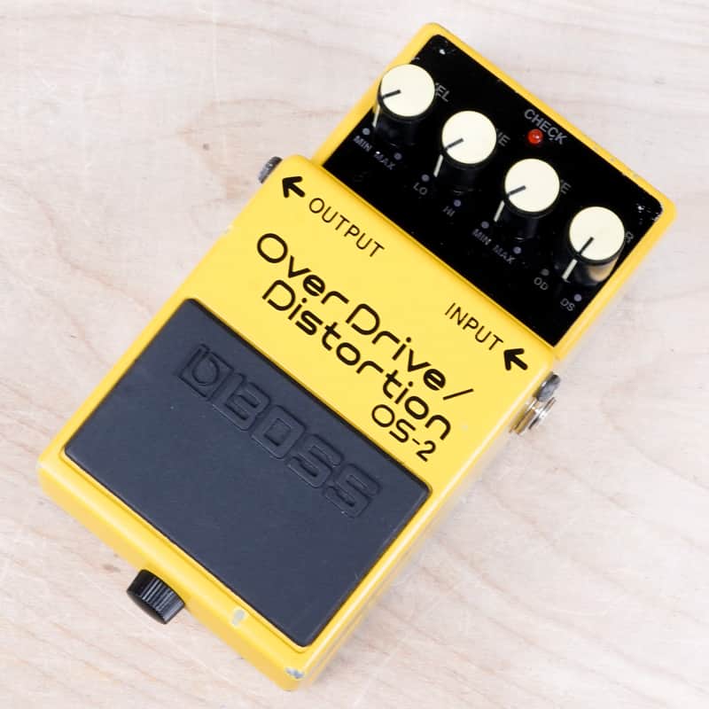 Boss OS-2 Overdrive Distortion Pedal 2007 Yellow image 1