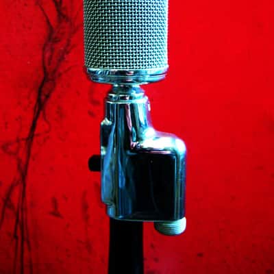 Vintage RARE 1950's Astatic K2S crystal microphone w period Astatic E6G stand T3 D104 JT30 image 8