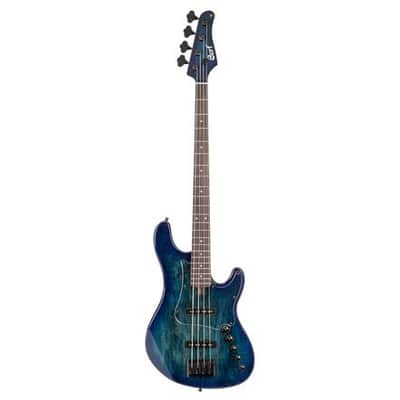 Cort GB-Fusion 4, Blue Burst, 4-String Bass image 18