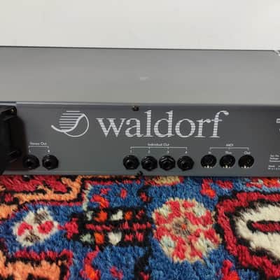 Waldorf Microwave Rackmount Wavetable Synthesizer 1989 - Blue (Serviced / Warranty) image 4