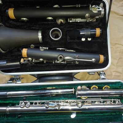 TWO: Sky Clarinet AND Sky Flute, USA, with cases, Very Good image 3