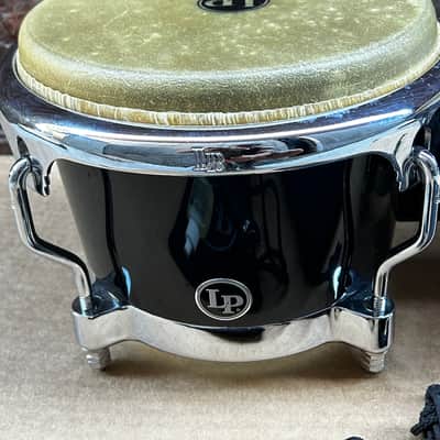 Latin Percussion LP200XF-BK Fiberglass Bongos with Comfort Curve II Rims 2010s - Black image 9