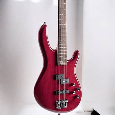 Cort Action Bass Plus TR 4-String - Trans Red; an affordable bass guitar with quality materials, components and craftsmanship image 3