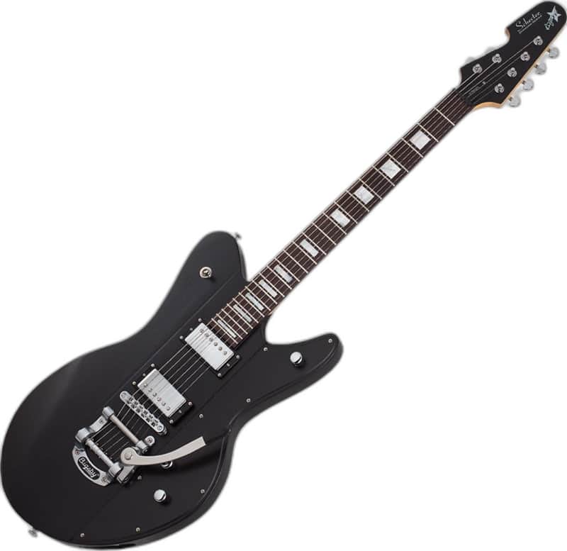 Schecter Robert Smith UltraCure guitar in Black Pearl