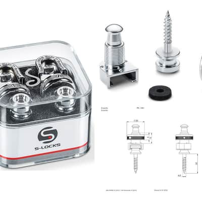 Schaller Bottone Sicurezza Per Tracolla Cromato image 2