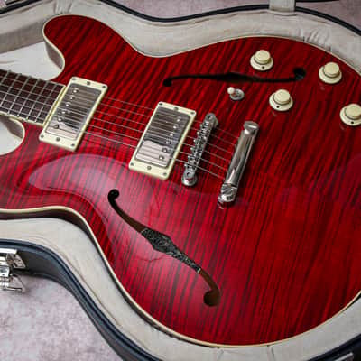 COLLINGS USA I-35 Deluxe Semi Hollow "Merlot + Rosewood" (2004) image 2
