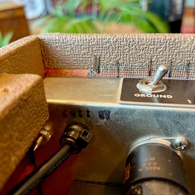1963 Fender Princeton 6G2 Brownface Combo Tremolo non reverb image 14