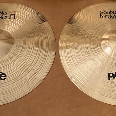 Paiste 14" Sound Formula Heavy Hi Hats - Excellent - 1990's - VIDEO image 9