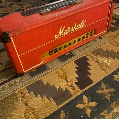 Marshall JMP 1992 Super Bass 2-Channel 100-Watt Guitar / Bass Amp Head 1967 - 1975 - Red image 1