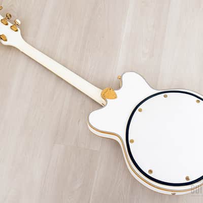 1972 Gretsch White Falcon Stereo 7595 Vintage Double Cutaway Guitar w/ Case, Art Wiggs image 13