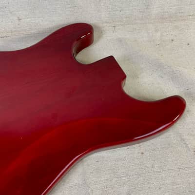 Super Stratocaster Body Cherry Sunburst Guitar Hardtail image 7