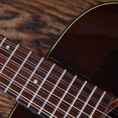 Guild USA D-25-12 1995 - Antique Burst image 15