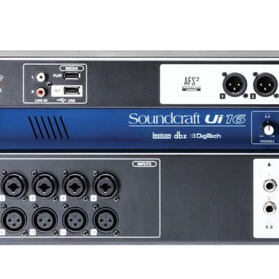 Soundcraft Ui-16 Rackmount - Blue/Silver image 1