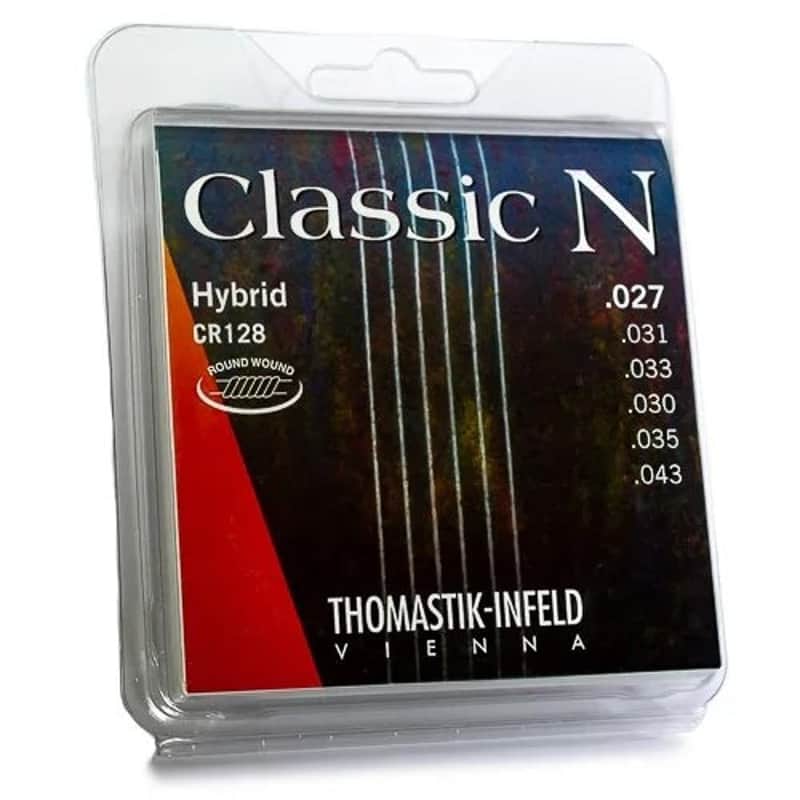 Thomastik-Infeld CR128 Classic N Superlona Classical Guitar Strings Normal Tension (Roundwound Basses + High-Density Synthetic G) image 1