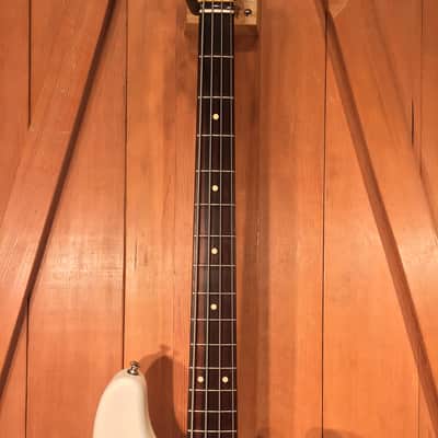 Mike Lull V4 Jazz Bass Style Olympic White image 3