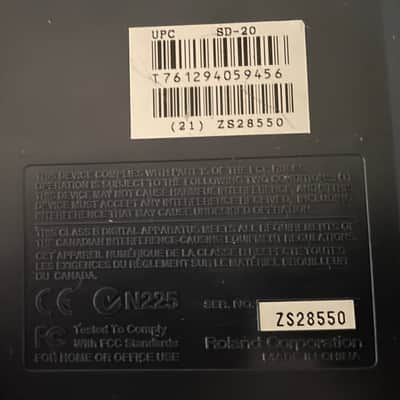 Roland Edirol/Roland SD-20 Sound Canvas 2002 - Silver/Grey Case image 4