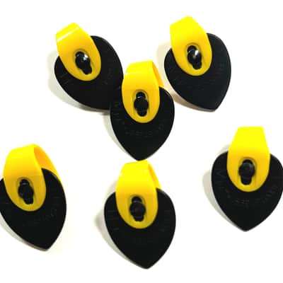 Fred Kelly Picks Thumb Bumblebee Jazz Teardrop Left Handed Light 6 Picks