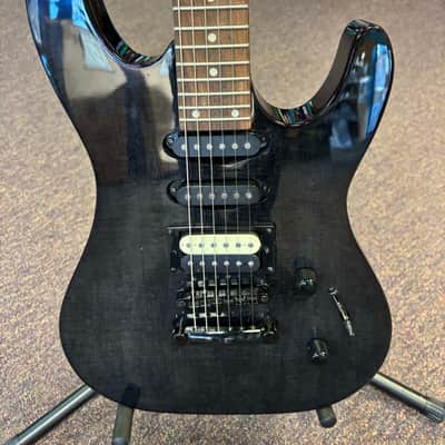 Kramer Striker Figured HSS Stoptail - Transparent Black image 2