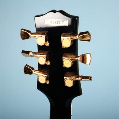 1989 Epiphone Les Paul Custom LPC-80 Open Book Ebony 1st Year image 4