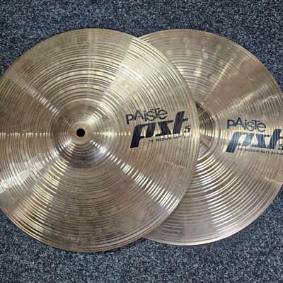 Hi-Hat Cymbals 14" Paiste PST5 Medium USED! RK5PT040626 image 3