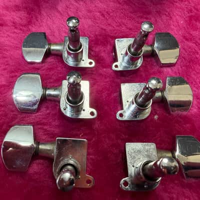 1970s 1980s Schaller 3 x 3 M6 Tuners - Chrome | Vintage Gibson Guild image 14