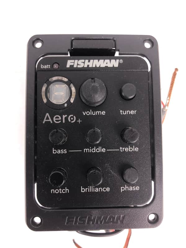 One Fishman Aero+ and One Fishman Aero Blend Acoustic Guitar Preamps Black image 1