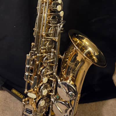 Selmer Aristocrat AS600 alto saxophone in good used condition. Includes mouthpiece and case. image 3