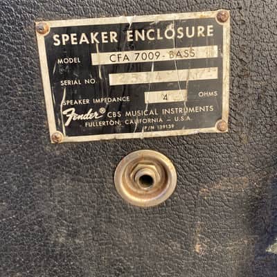 1970 Fender 400 PS 1x18” Reflex Cab image 5
