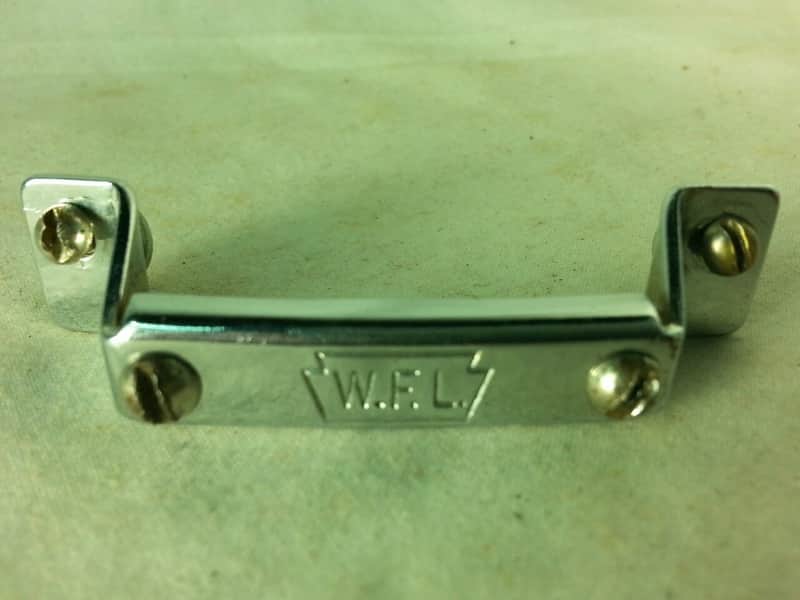 *Ludwig WFL Super/Supra Butt Plate Snare Drum Hardware Chrome 2 1/4"Vintage 50s* image 1