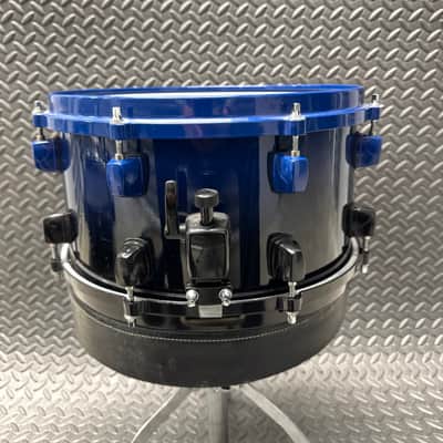 ddrum Dominio 13” x 7” Maple Snare Drum Black / Blue fade Die Cast Hoops image 4