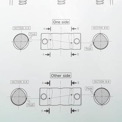 True Custom Shop® In-Tune Tele Bridge wh Titanium Saddles for Fender Telecaster image 7