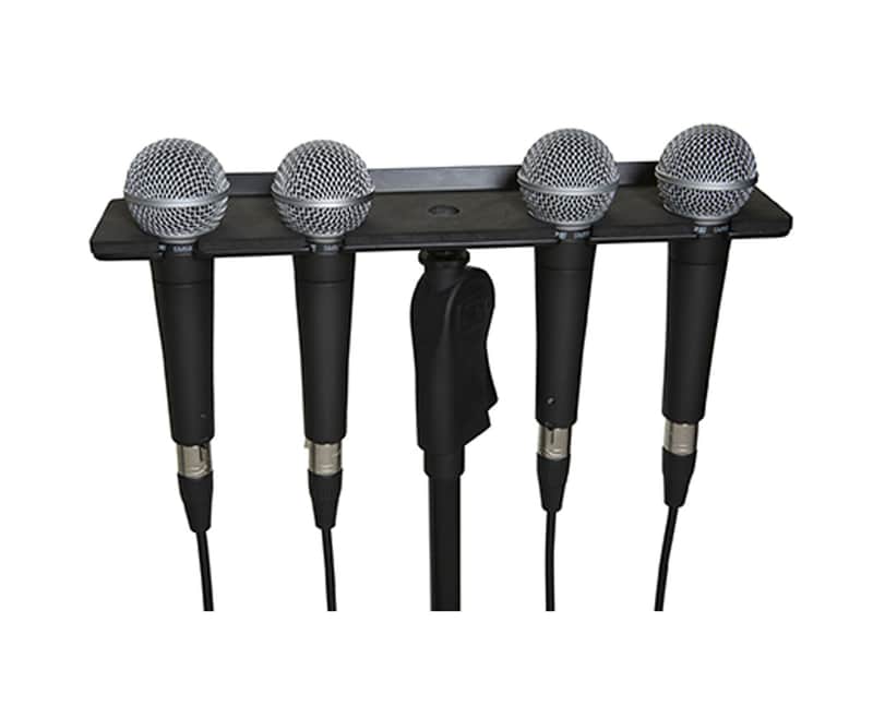 Gator GFW-MIC-4TRAY Tray for 4 Microphones image 1