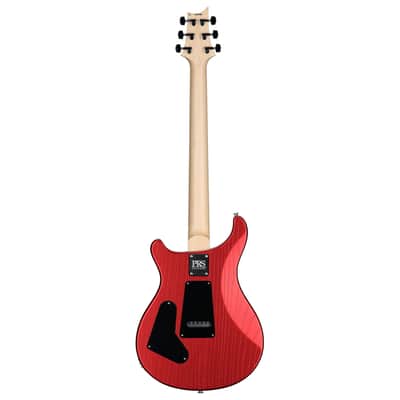 PRS Paul Reed Smith CE 24-08 Swamp Ash Limited Edition Electric Guitar, Satin Red Apple Metallic image 6