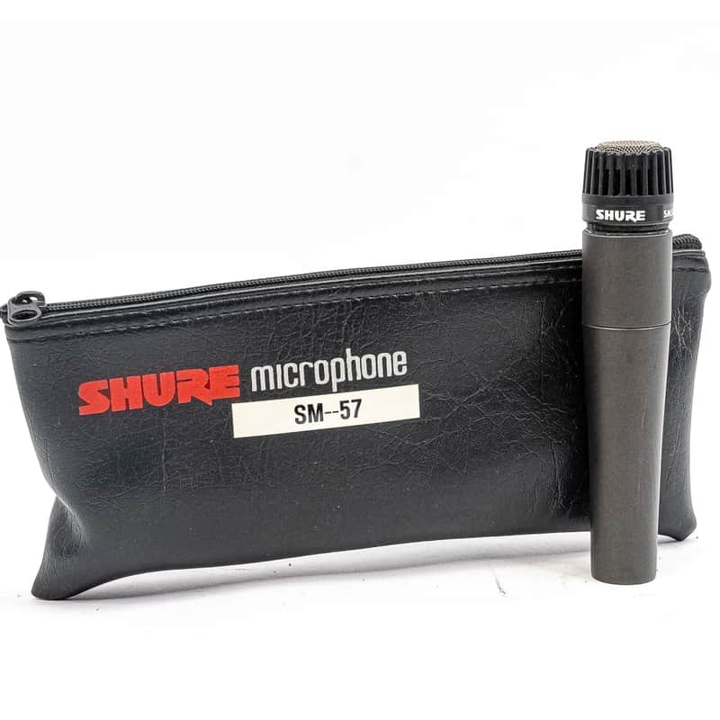 Shure SM57 Cardioid Dynamic Instrument Microphone SM-57 Mic Stage Studio w/ Bag image 1