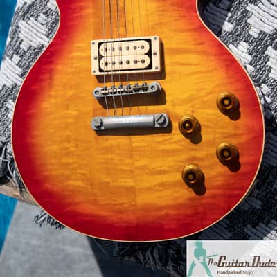 1981 Tokai Love Rock LS120 Vintage Burst - Killer Flame Top Guitar w Nitro Finish & Pro Set Up w Perfect Frets/Action/Intonation! image 7