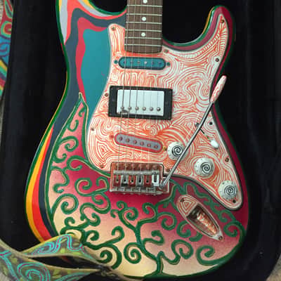 Fender stratocaster Custom Psychedelic Finish image 2