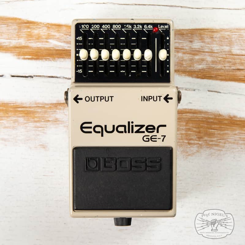 BOSS GE-7 Equalizer 台湾製 Boss GE-7 Modified Noiseless Made in Taiwan & Modified In Japan